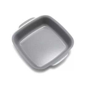 Premiere Ovenware Ceramic Nonstick Square Cake Pan 8"x8" Gray