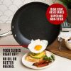 12" Non-Stick Frying Pan, Black