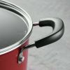 Everyday 5 Qt Aluminum Nonstick Covered Dutch Oven – Metallic Red