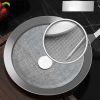 1pc Fat Skimmer Spoon; Stainless Steel Fine Mesh Skimmer; Strainer Spoon For Removing Grease Fat And Foam; Kitchen Tools